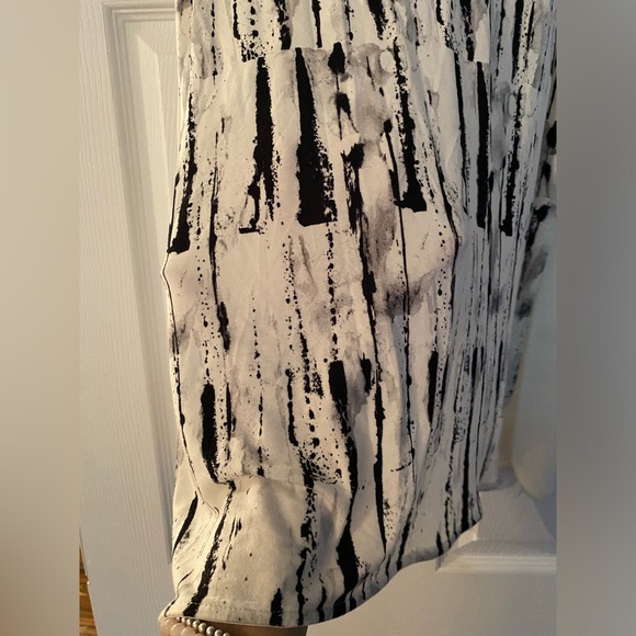 Rose & olive long top size S - Picture 7 of 8